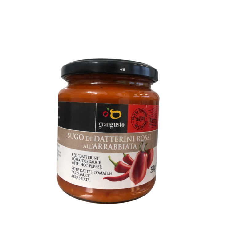 SAUCE TOMATES CERISES ROUGES ALL ARRABBIATA