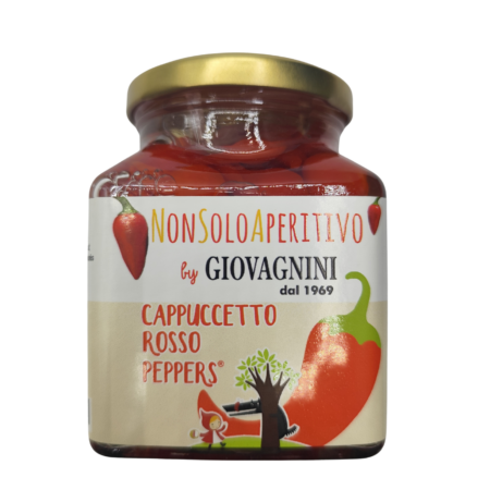 POIVRONS EN GOUTTES AIGRE-DOUX 290GR - GIOVAGNINI