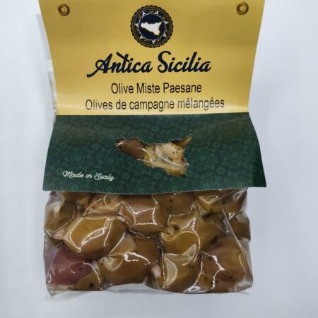 OLIVES MIXTES DE CAMPAGNE 350GR - ANTICA SICILIA