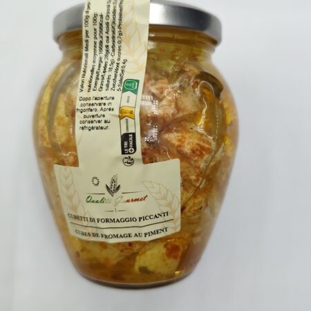 CUBES DE FROMAGE AU PIMENT 280GR - QUALITA' GOURMET