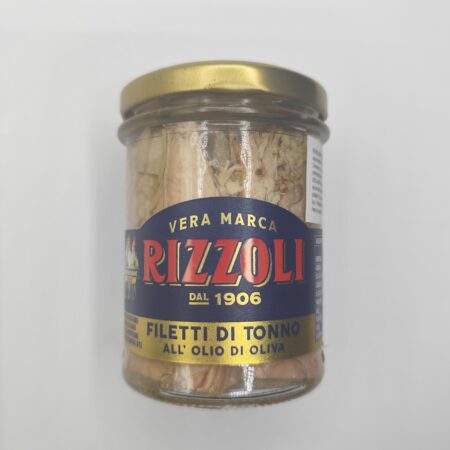 FILETS DE THON A' L'HUILE D'OLIVE 200GR - RIZZOLI