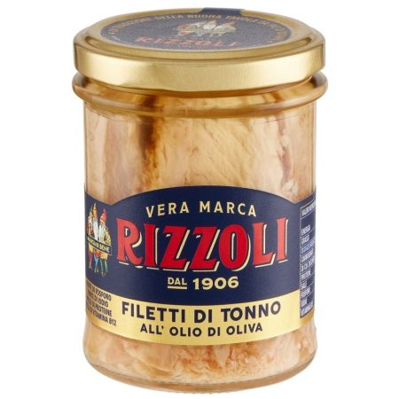 FILETS DE THON A' L'HUILE D'OLIVE 200GR - RIZZOLI