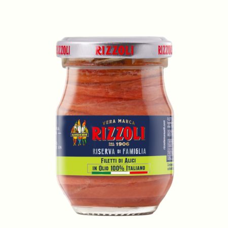 FILETS D'ANCHOIS A' L'HUILE D'OLIVE 90GR - RIZZOLI