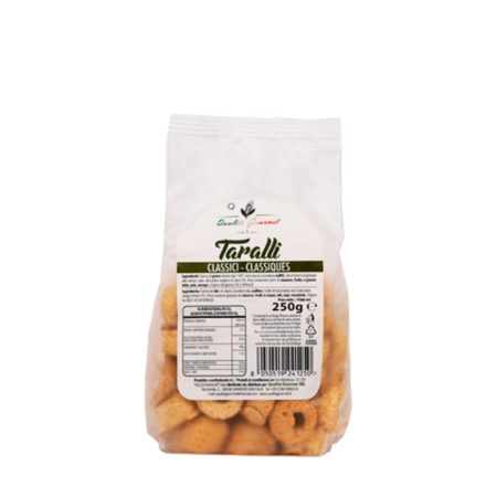 TARALLI A' L'HUILE D'OLIVE -QUALITA' GOURMET- 250GR