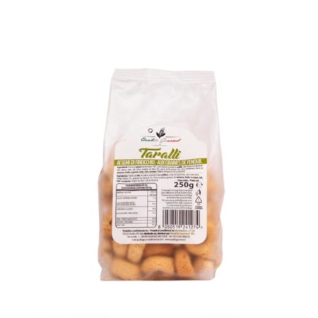 TARALLI AUX GRAINES DE FENOUIL -QUALITA' GOURMET- 250GR