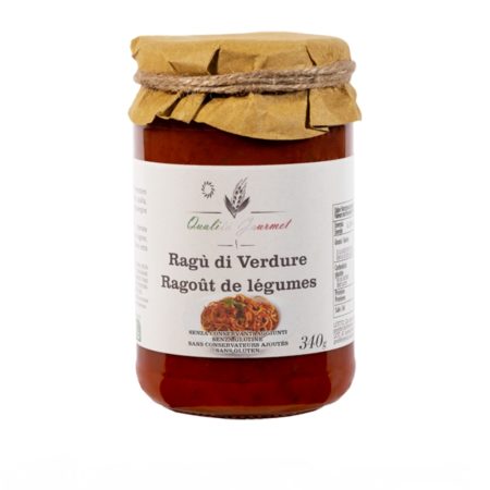 SAUCE RAGU' DI VERDURE (LEGUMES) -QUALITA' GOURMET- 340GR